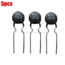 5Pcs Ntc 10D-9 10 Ohm B 2800K 2A 5% Temperature Sensor Thermistor New Ic fw