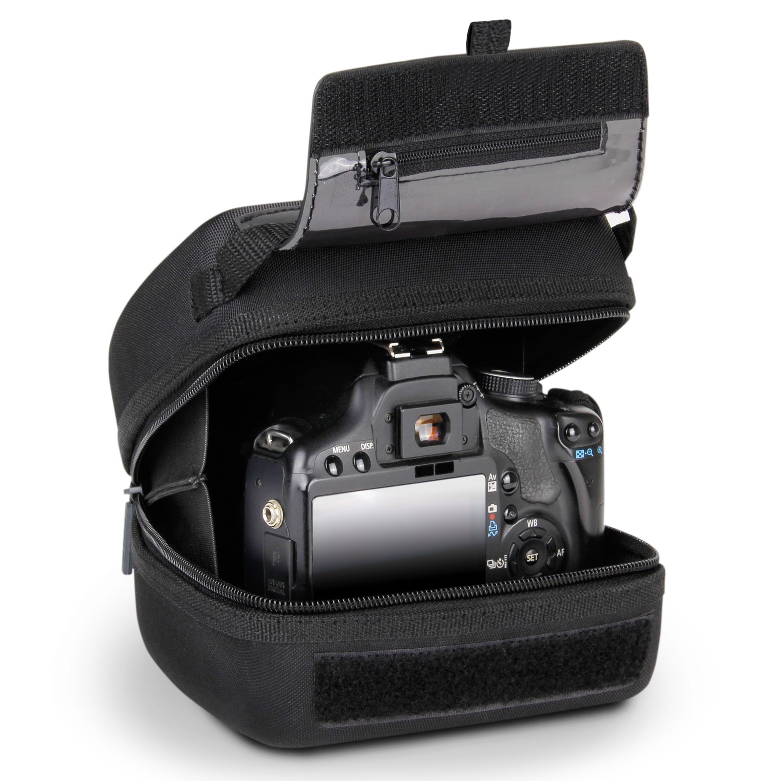 Quick Access DSLR Hard Shell Camera Case w/ Accessory Storag