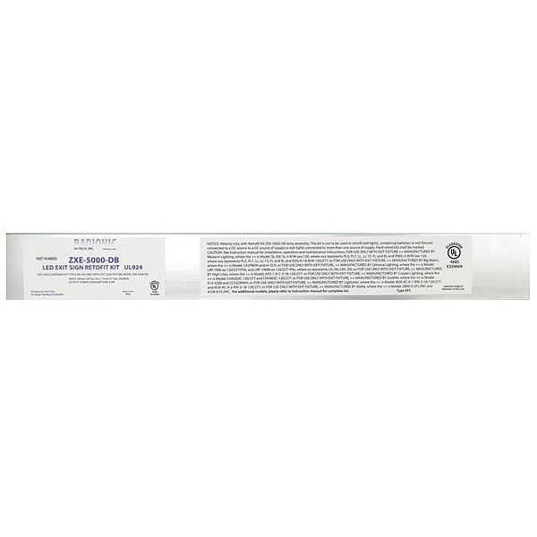 Radionic Hi-Tech Zxe-5000-Db Exsgn Retrofit Kit, Drct Wr, 4.5, Wht, Led ...