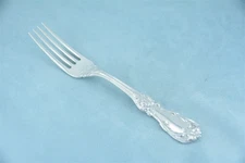 Reed & Barton Burgundy Sterling 7-7/8" True Dinner Fork New Mark No Monogram