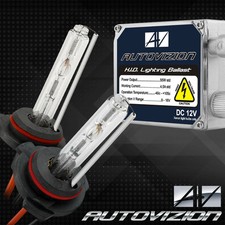 Autovizion 55w Hid Kit Xenon H13 Hilo 6000k Blue Beam Headlight Conversion Light