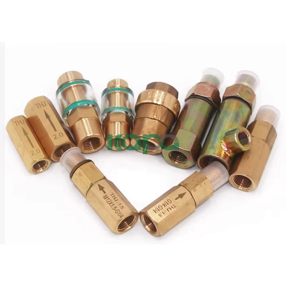 Brass Check Valve G1/4" Female Male NPT Screw Air Compressor Check Valve - NEW - Image 4 of 4