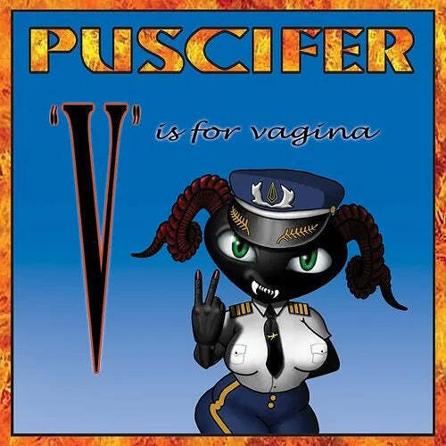 Puscifer "V Is For Vagina" Blue w/ Black Smoke Vinyl NEW/Sealed LP Album Maynard - Zdjęcie 1 z 1
