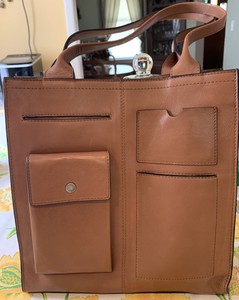 clarks brown leather bag