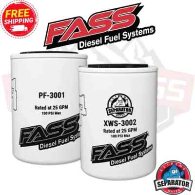 #ad #ad FASS Filters Fuel Filters Titanium Replacement Filters XWS 3002 PF 3001 1001 3 $33.79