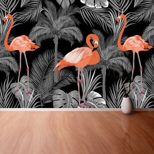 Non woven Wall Mural Photo Wallpaper Poster Picture Image Flamingos