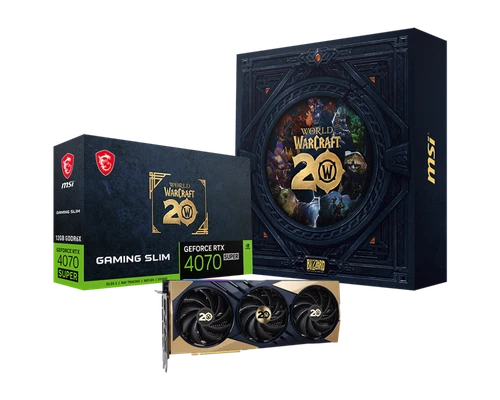 MSI RTX 4070 SUPER 12G GAMING SLIM World of Warcraft EDITION Graphics card