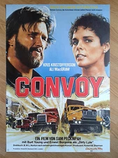 Sam Peckinpah CONVOY rare German 1 -sheet  KRIS KRISTOFFERSON Mack Truck 1978