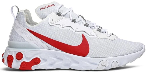Nike React Element 55 White University Red