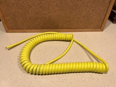 ÖLFLEX SPIRAL 540 P 73220140 YELLOW SPIRAL CABLE,  7 Conductor 17 AWG 