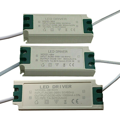 LED Driver Power Supply Transformer 36W,48W,60W 240V 900Am-1000AmTreiber Lampen