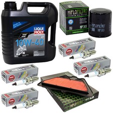 Öl 4L Wartung für Kawasaki Z 900 ZR900 2017-23 Set Luftfilter Ölfilter Zündkerze