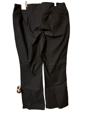 Maurices Plus Size Bootcut Black Pants Maurices Dress Pants Woman Plus Size  1Reg Dark Gray Stretch