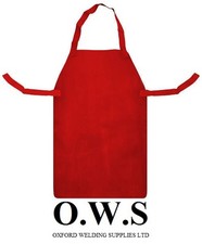 PARWELD Schwei&szlig;ersch&uuml;rze rot Leder
