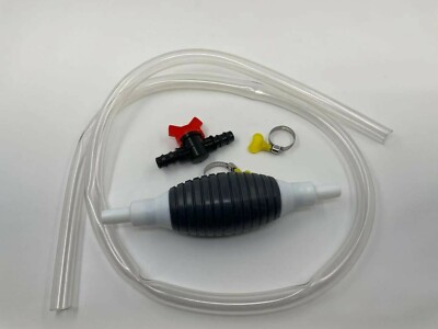 Portable Manual Car Siphon Pump Fuel Gas Transfer Oil Liquid -Hand Air Pumps Kit