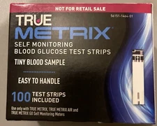 TRUE METRIX Blood Glucose Test Strips  100ct - Exp 07/2025