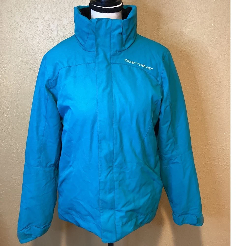 Obermeyer Girls' Extra Large (would fit women small), Teal Coat