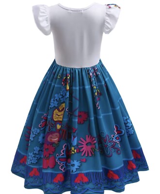 white christmas dresses Mirabella Dress Cotton Voile in Garden Cobalt| Jude Connally main image 1
