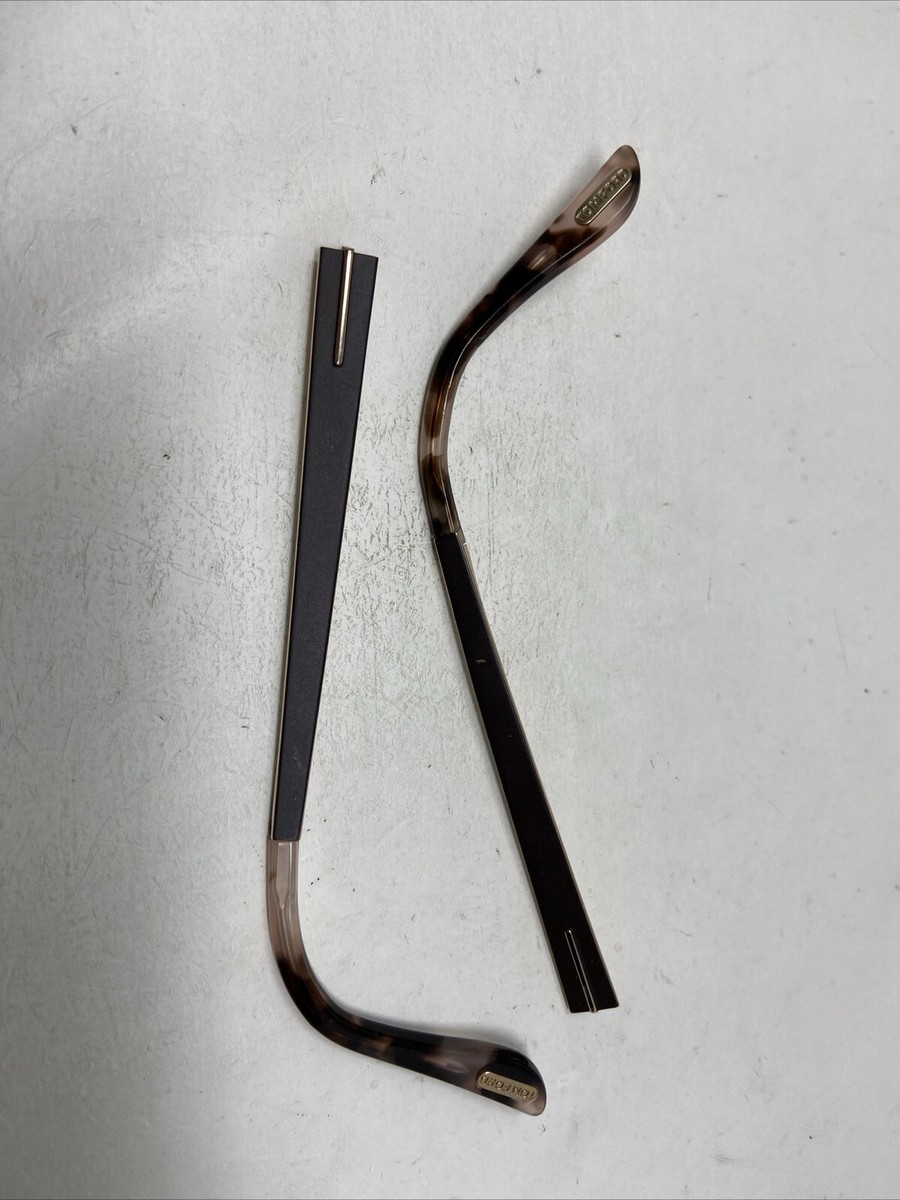 TOM FORD ITALY ELENA TF 437 48F 135mm brown Gold TEMPLE Arm Parts