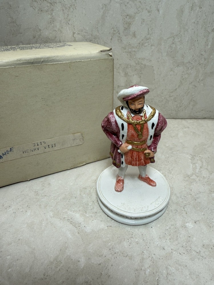 Sebastian Miniature Shakespeare HENRY VIII Collectors Society Hudson 1984 w/Box