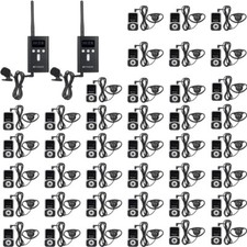 Wireless Tour Guide Audio System 2*transmitter+40*receiver For Church/museum