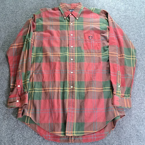 Ralph Lauren Tilden Shirt Mens Size Medium Plaid Button Down Long Sleeve