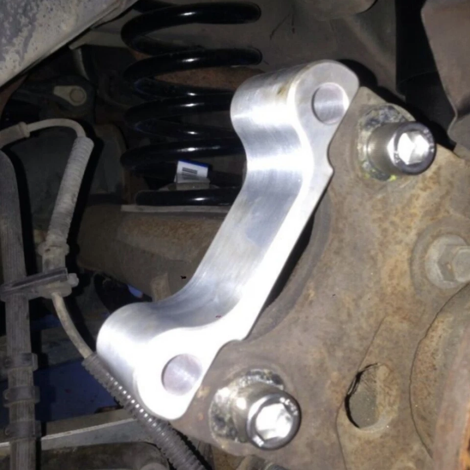 Fit For 05-14 Mustang 14" Rear Brake Rotor Adapter Brackets GT Boss 302 GT500 - Image 2 of 4