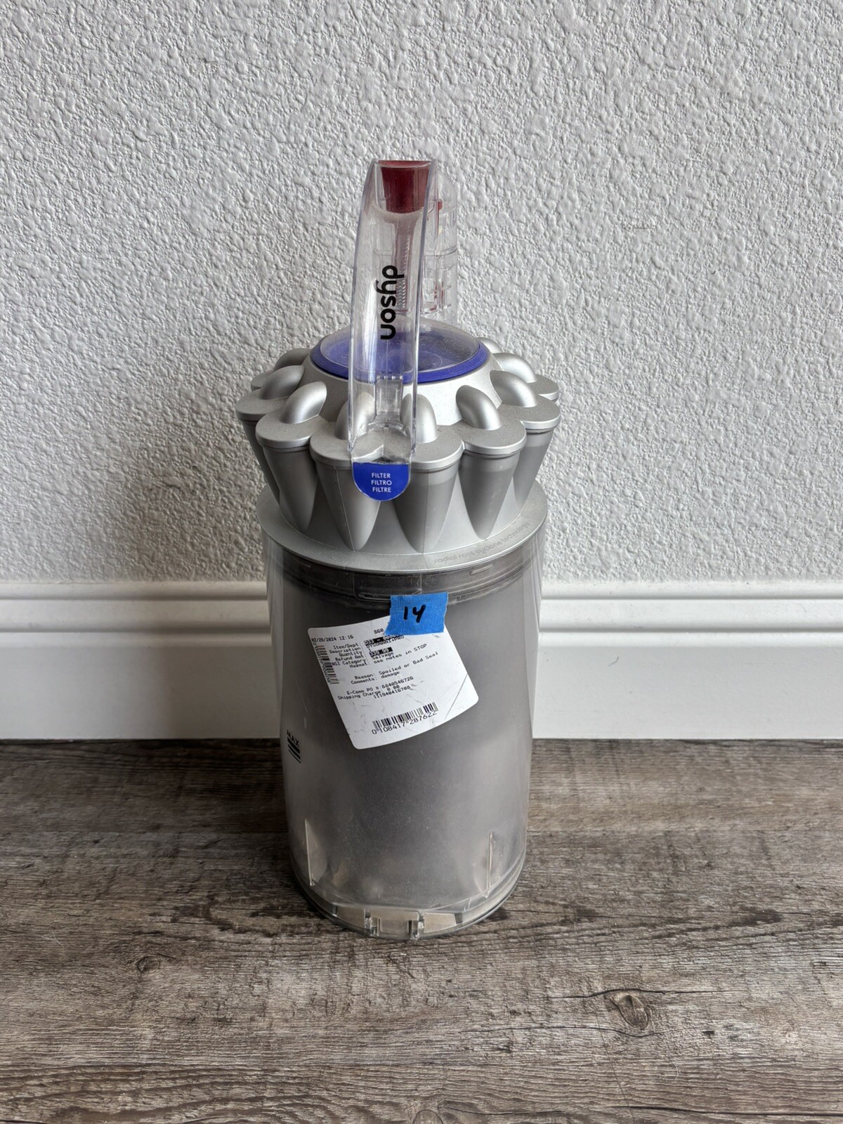 Dyson Ball Animal UP13 DC41 DC65 Vacuum Dust Bin Canister Grey and filter