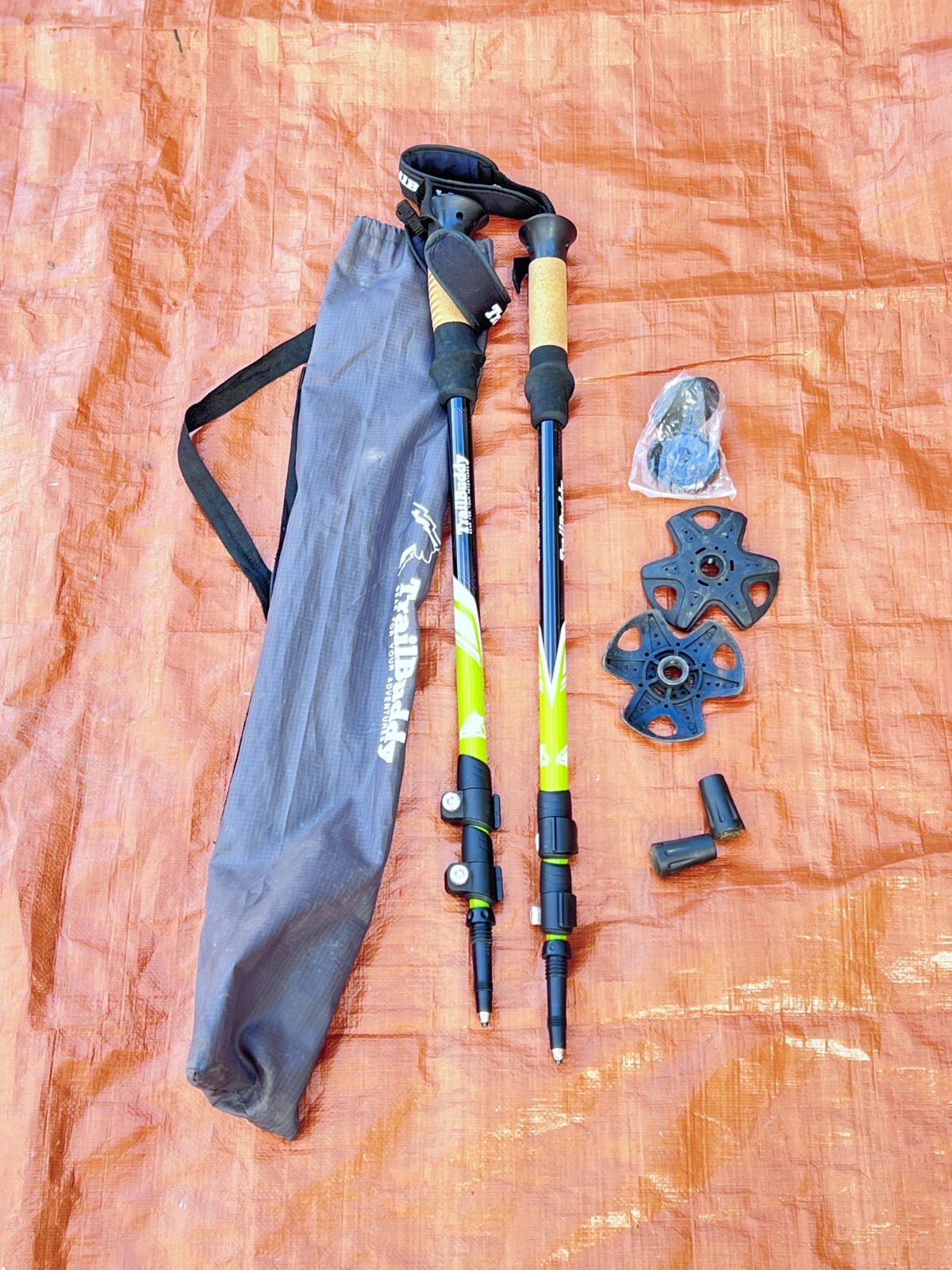 Set of Trail Buddy Trekking Poles 105135CM Green 86 eBay