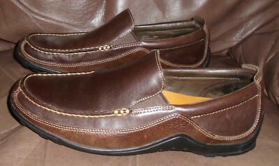 COLE HAAN Tucker Venetian Leather Brown Men 8.5 M Driving  display picture 2