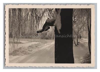 Gatersleben / Zealand LK Salzlandkreis - Winter Landscape - Old Photo 1930s