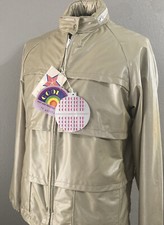 Vintage NWT 80's COOL IT Vinyl  Hooded Full Zip Rain Jacket Men’s Medium