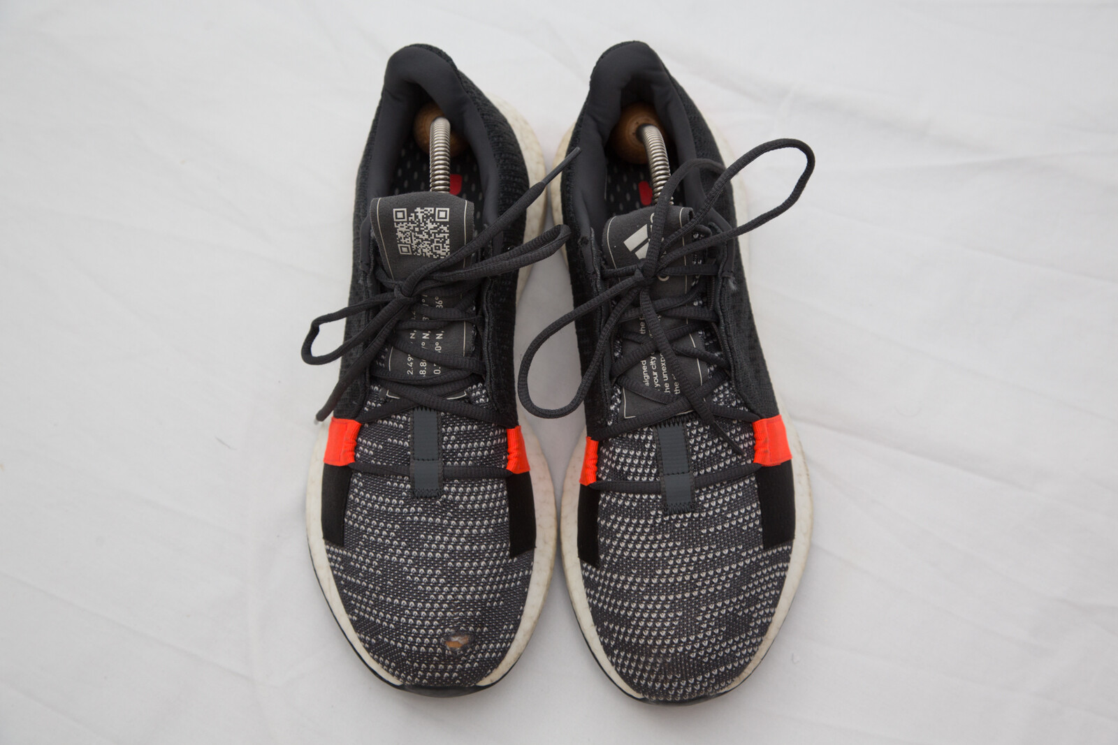 Adidas Mens sneakers 10.5 Senseboost Go G26942 Gray Black Running Shoes |  eBay