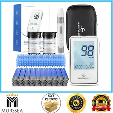 Diabetes Test Kit Blood Sugar Glucose Monitor Meter 206 PC Strips Tester Machine
