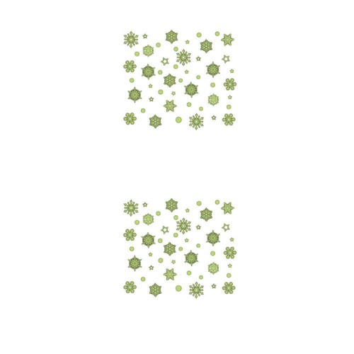 Snowflake Stickers Removable Door Decor Window Decal Bedroom Children