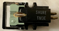 SHURE TM3E CARTRIDGE AND GENUINE SHURE STYLUS WITH FLIP-DOWN NEEDLE GUARD
