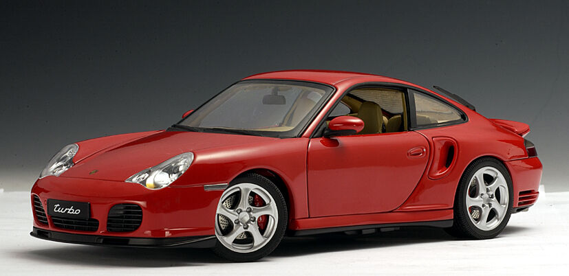 PORSCHE 911 (996) TURBO COUPE RED by AUTOart 77831 1:18 NEW PORSCHE 911 (996) TURBO COUPE RED by AUTOart 77831 1:18 NEW