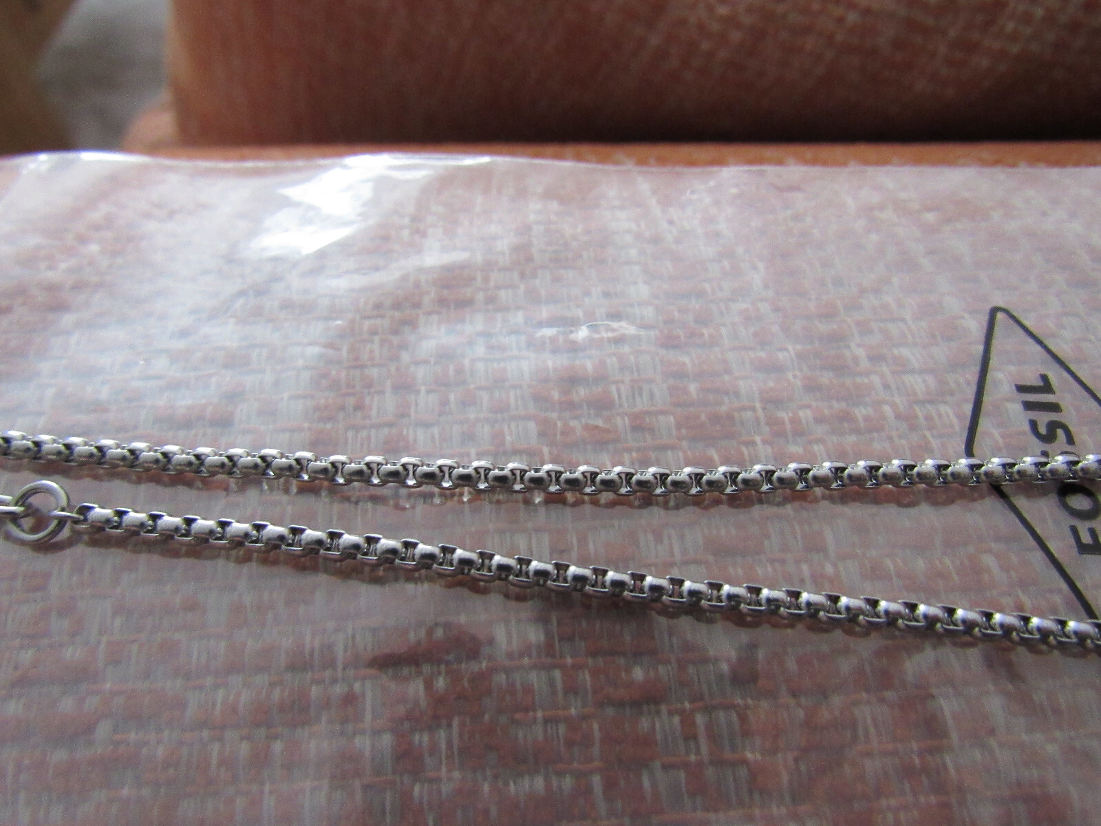 FOSSIL S/STEEL, NECKLACE, BNWT IN JEWELLERY BAG eBay