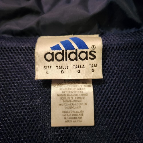 Vintage Adidas Track Jacket Men L Y2K Windbreaker Mesh Colorblock 90s Hip Hop - Picture 4 of 9