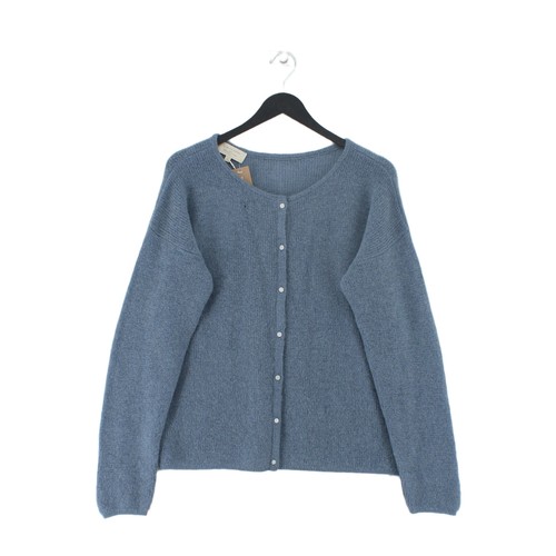 La Maille Sezane Womens Cardigan L Blue 