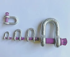 Anchor Screw Pin Chain Shackle Clevis D Ring Bow Lifting Sizes 1/4" to 1"®️🆕