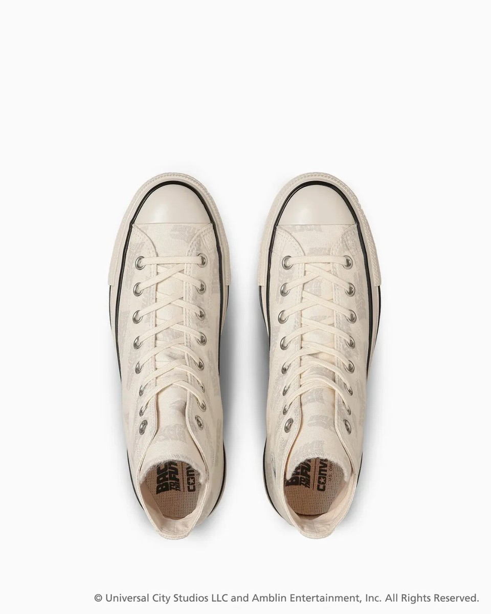 Converse x BACK TO THE FUTURE Chuck Taylor ALL STAR US LG HI White Converse x BACK TO THE FUTURE Chuck Taylor ALL STAR US LG HI White