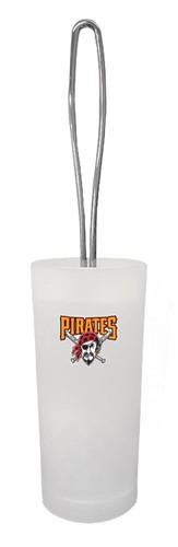 Toilet Brush MLB Bathroom Frosted Plastic Holder with Team Logo Vinyl Decal - Picture 12 of 34