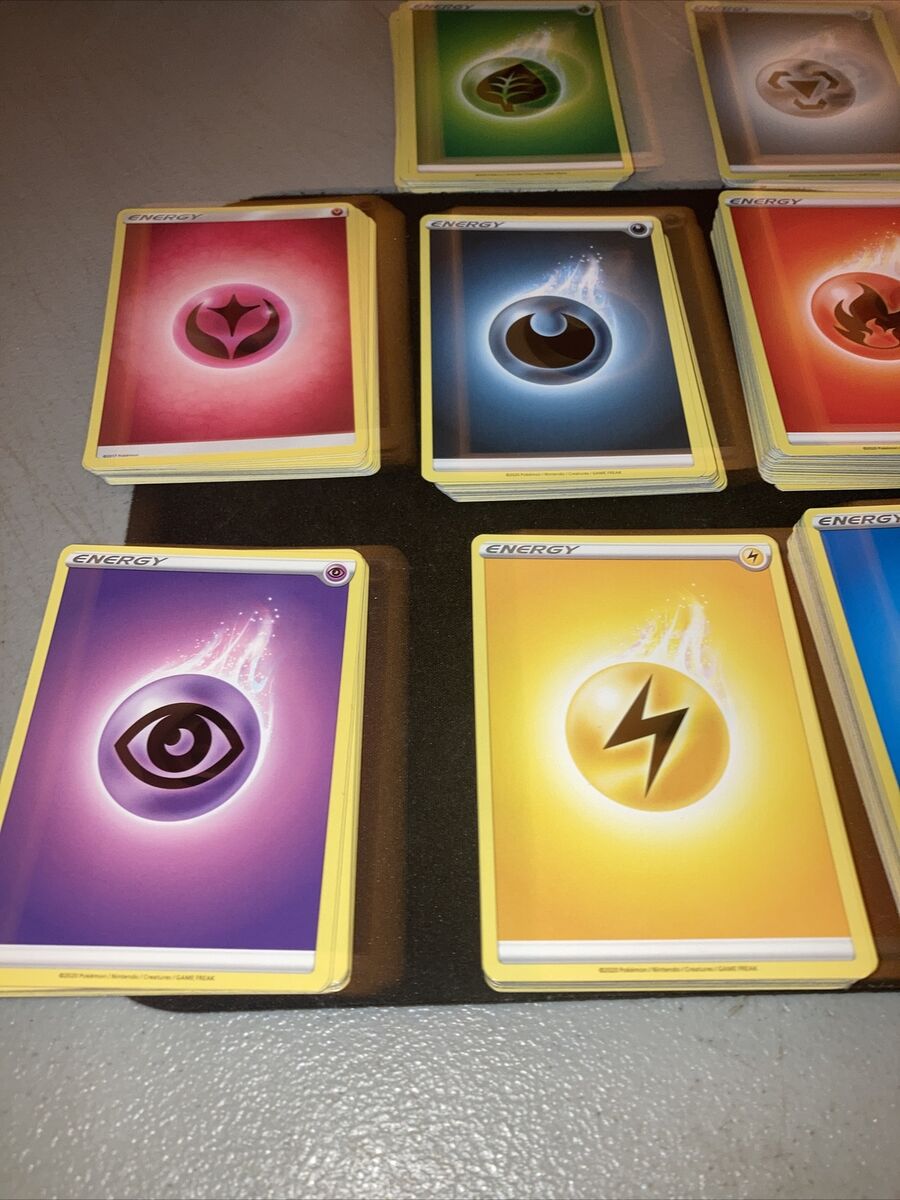 POKÉMON ENERGY CARD LOT BULK 200+ CARDS ALL ENERGY CARD POKÉMON ENERGY CARD LOT BULK 200+ CARDS ALL ENERGY CARD