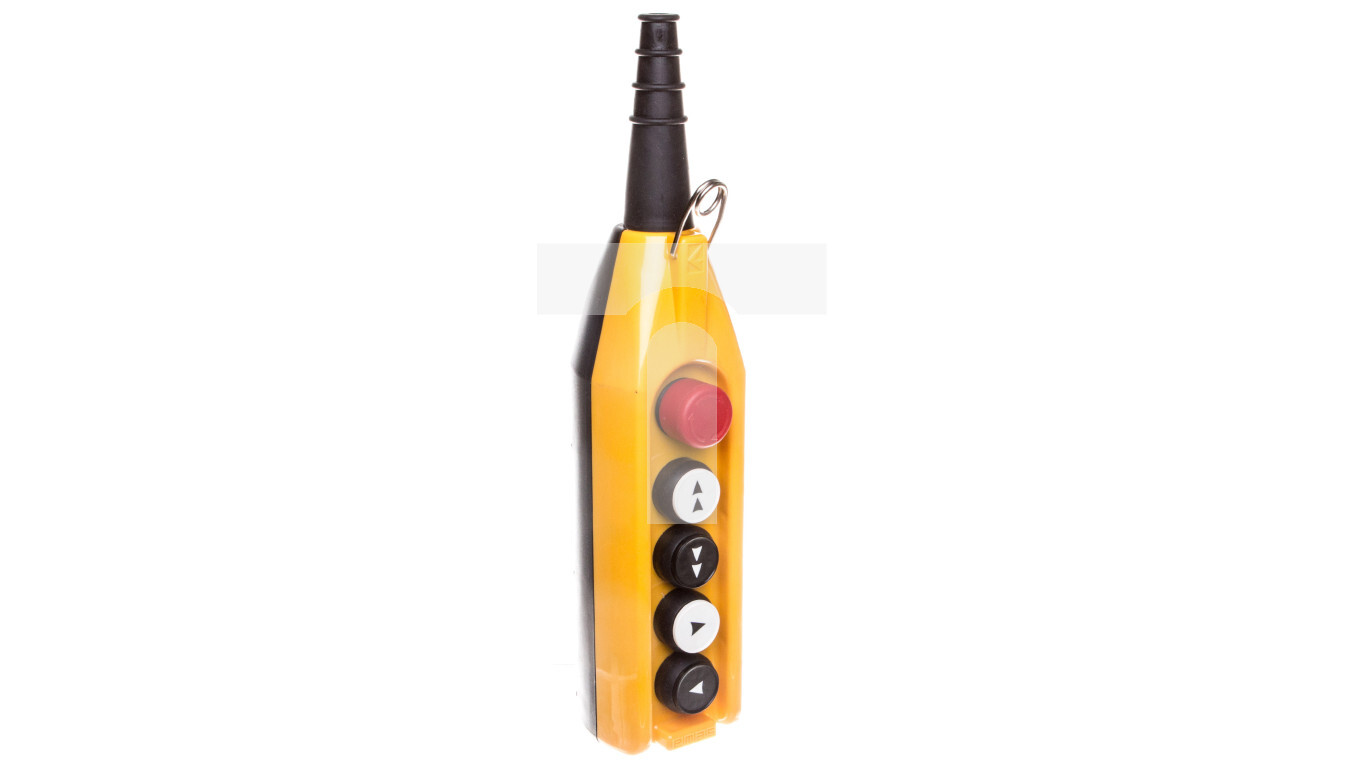 Control pendant, 5 buttons including emergency stop button 30 mm, two spe /T2UK
