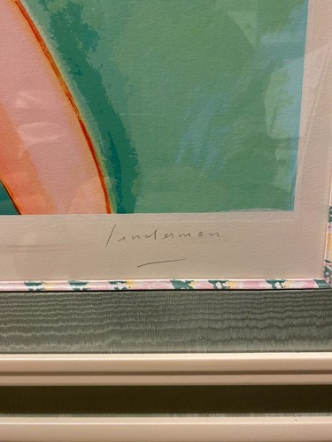 Earl Linderman Slow Kiss Signed Numbered Serigraph Print - Picture 6 of 9