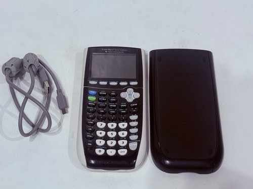 Texas Instruments TI-84 Plus C Silver Edition Taschenrechner mit Kabelabdeckung (D)