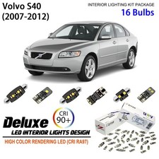 LED Interior Light Kit for Volvo S40 2007-2012 Xenon White Dome Lights Upgrade