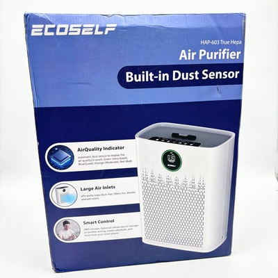 #ad Ecoself Air Purifier With Built In Dust Sensor and Wifi HAP 603WF $36.00