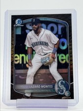 LAZARO MONTES 2025 BOWMAN CHROME REPTILIAN REFRACTOR MARINERS C Q3478
